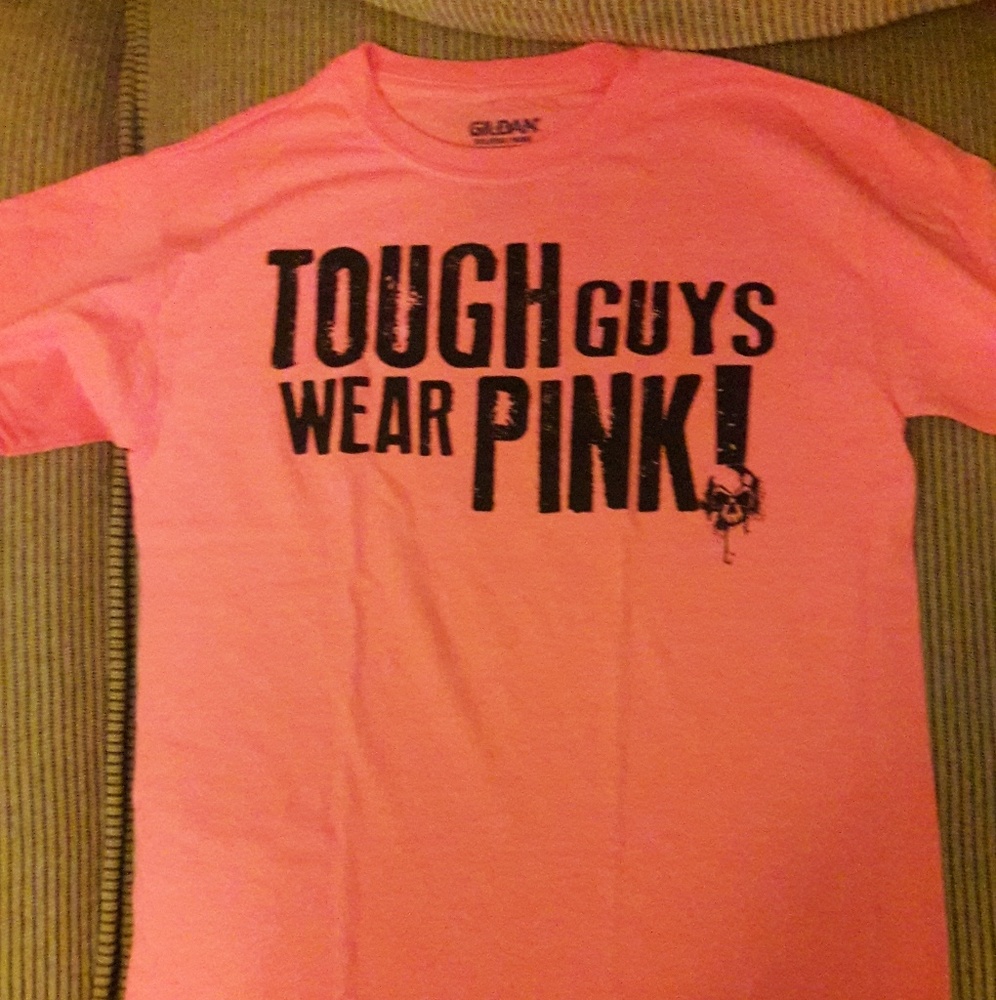 Tough Guys Wear pink T-shirt for boys